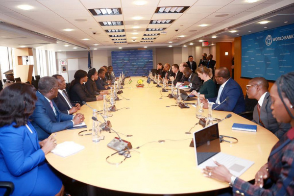 Faure Gnassingbé meets with World Bank’s boss, David Malpass