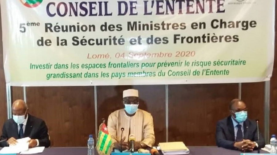 Lutte contre le terrorisme : les ministres de la Sécurité du Conseil de l&#039;Entente, en réunion à Lomé