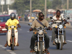 Togo : Motorcyclists need to only pay CFA5000 now to get a license