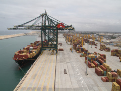 The port of Lomé is a top transshipment platform for goods transiting to Sahel countries