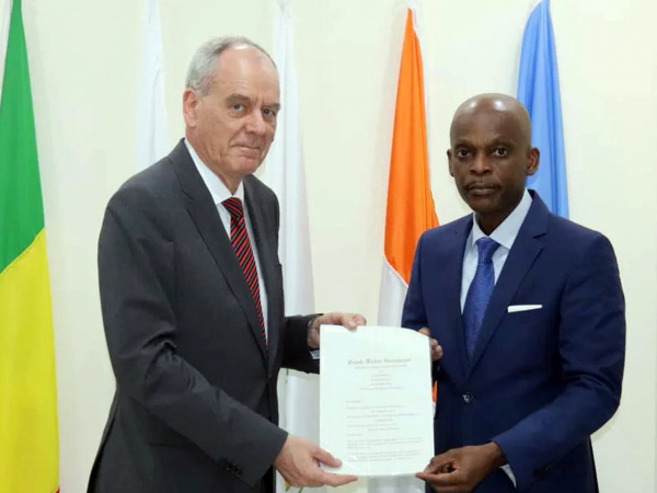 Claudius Fischbach, nouvel ambassadeur d&#039;Allemagne au Togo