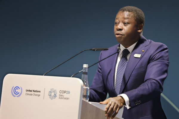 COP29 : Faure Gnassingbé met en avant le rôle de l&#039;Afrique dans la transition énergétique mondiale