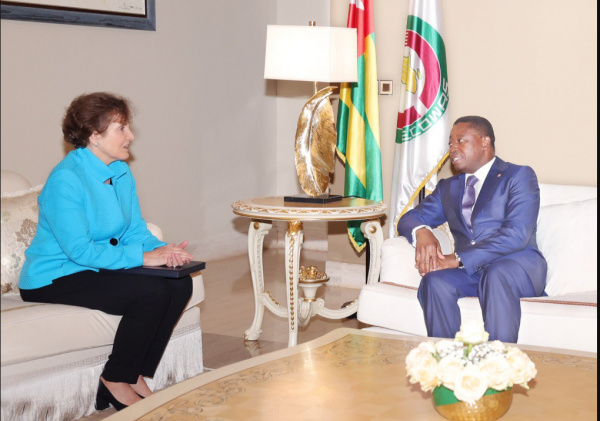 Faure Gnassingbé évoque le Threshold et le Compact avec Alice Albright, DG de la Millennium Challenge Corporation