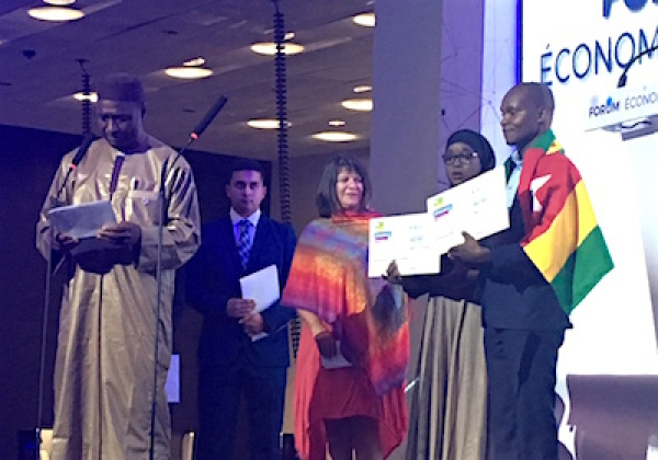 Le togolais Klutse Koku, vainqueur du Prix Jeune Entrepreneur Francophone 2018 de l’OIF