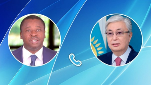 Togo-Kazakhstan: Faure Gnassingbé et Kassym-Jomart Tokayev discutent renforcement de la coopération bilatérale