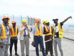 A delegation from France&#039;s port industry recently visited the Port of Loméa, finds its terminals impressive