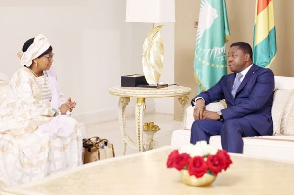 Togo: WHO Resident Representative reviews partnership with President Gnassingbé