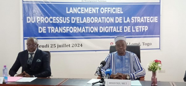 Togo : lancement de la digitalisation de l&#039;Enseignement technique et de la formation Professionnelle