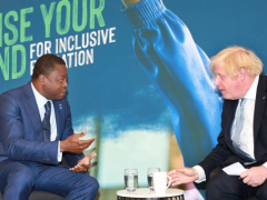 Boris Johnson congratulates Togo for efforts made to improve business climate, among others