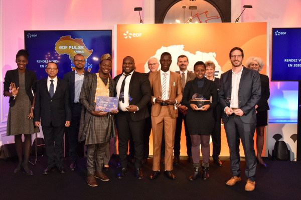 Le Togolais Boutamekpo Adakpo remporte à Paris le 2è prix d’EDF Pulse Africa 2019