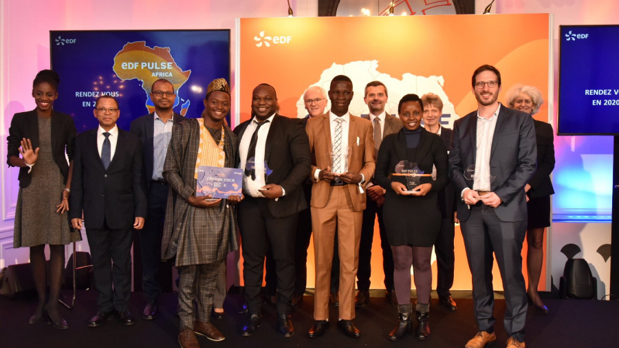 Le Togolais Boutamekpo Adakpo remporte à Paris le 2è prix d’EDF Pulse Africa 2019