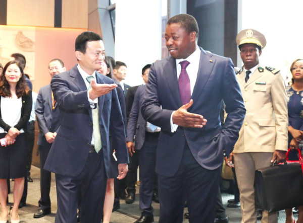Jack Ma espère recevoir des jeunes Togolais dans ses programmes d&#039;incubation et de promotion du e-commerce en Afrique