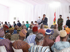 President Gnassingbé reassures the people of the Savanes region regarding the terrorism menace