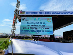 Togo: President Gnassingbe kicks off extension works at the Blitta solar plant