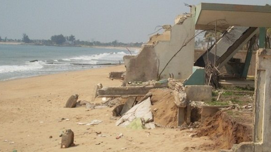 WACA-ResIP : des travaux pour le renforcement de la côte transfrontalière Togo-Bénin