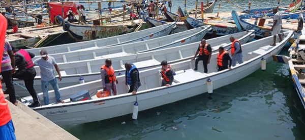 La JICA renforce la flotte du port de pêche de Lomé avec de nouveaux bateaux