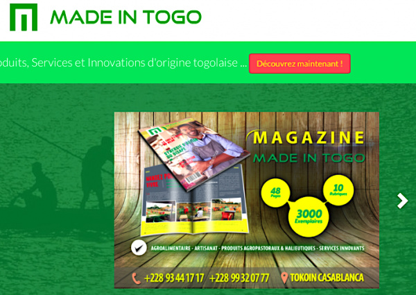 Togo: un magazine et une application mobile pour promouvoir le « made in Togo »  