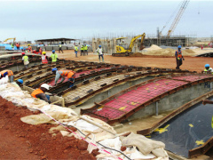 Togo: Construction works at the new fishing port are 65% complete