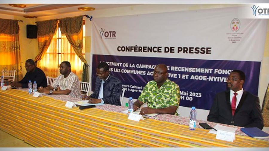 Togo : campagne nationale de recensement foncier à compter du 22 mai prochain