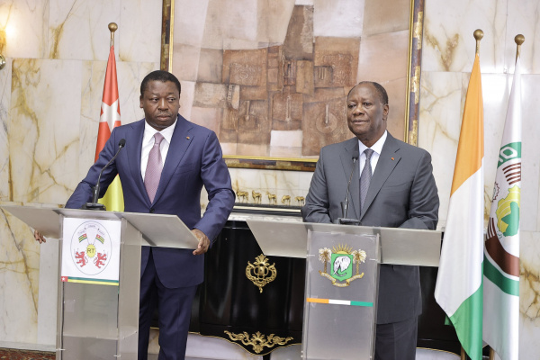 A Abidjan, Faure Gnassingbé et Alassane Ouattara échangent sur les crises socio-politiques en Afrique de l’ouest