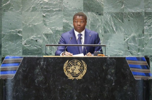 Togo:  President Faure Gnassingbé Calls for Global Cooperation at UN Summit