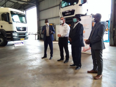 Van Vliet delivers CFA700 million worth of trucks and trailers to BB Lomé’s transporter