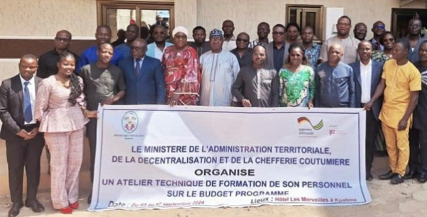 Togo : les cadres du ministère de l’administration territoriale se forment à l’élaboration du budget-programme