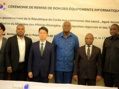 South Korea Donates Computer Equipment to Three Togolese Communes